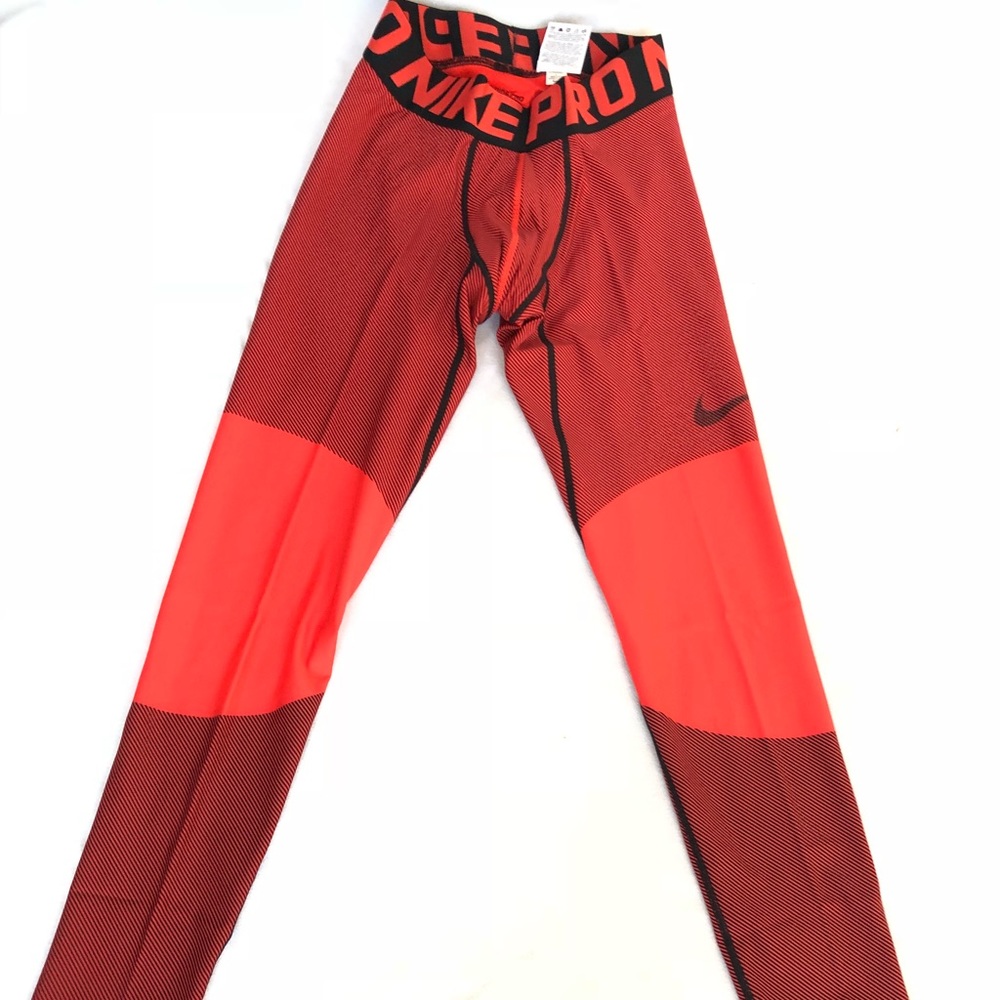 Nike Men's  Pro Tights Red size M